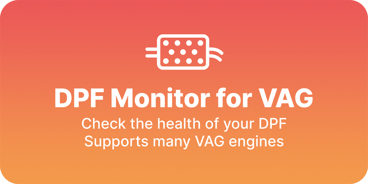 DPF Monitor for VAG